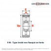 El modelo de Polea dentada para casquillo cónico PD14M168-115MA - PD14M168-115MA
