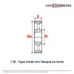 El modelo de Polea dentada para casquillo cónico PDL07572MA - PDL07572MA