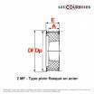 El modelo de Polea dentada para casquillo cónico PDL10019MA - PDL10019MA