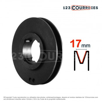 El modelo de Polea trapezoidal para casquillo cónico SPB280/6MA - SPB280/6MA