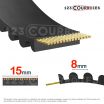 Correa dentada abierta 8M15-NEOSTEEL-GATES