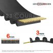 El modelo de Correa dentada abierta 3M6-NEOGLASS-GATES - 3M6-NEOGLASS-GATES