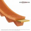 El modelo de Correa trapezoidal dentada poliuretano Bando VC6X520 La - VC6X520-BANDO