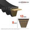 El modelo de Correa trapezoidal dentada Contitech Conti V FO AX49.5 13 x 1257 Li / 1287 Ld - AX49.5-CONTITECH