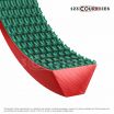 El modelo de Correa trapezoidal con supergrip termosellable B - BSG-PU-ROUGE