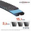 Correa trapezoidal poliuretano Bando Banflex 3-5MS412