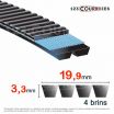 Correa trapezoidal poliuretano Bando Banflex 4-5MS487