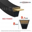 Correa trapezoidal lisa Optibelt Red Power 3 SPZ2650 Ld