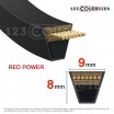 Correa trapezoidal lisa Optibelt Red Power 3 3V1060