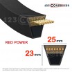 Correa trapezoidal lisa Optibelt Red Power 3 8V3000