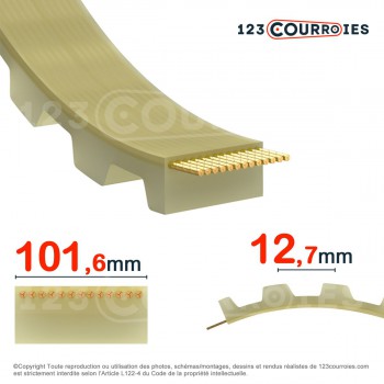 El modelo de Correa dentada abierta H400-PUSTEEL - H400-PUSTEEL
