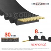 El modelo de Correa dentada abierta 8MR30-NEOGLASS-GATES - 8MR30-NEOGLASS-GATES