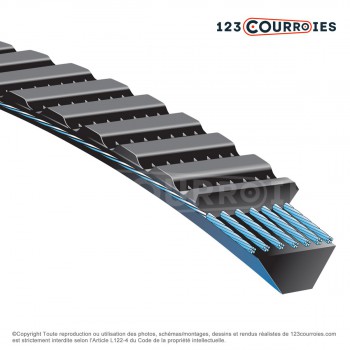 El modelo de Correa trapezoidal poliuretano Bando Banflex 7M1950 - 7M1950-BANDO