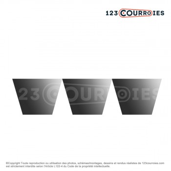 El modelo de Correa trapezoidal poliuretano Bando Banflex 3-7MS900 - 3-7MS900-BANDO