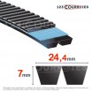 Correa trapezoidal poliuretano Bando Banflex 2-11MS925