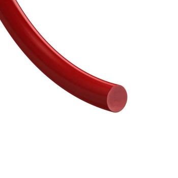 El modelo de Correa redonda termosellable roja diámetro 18 mm - CR18-ROUGE