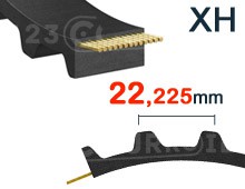Nuestros modelos de Correa dentada XH paso 22,23mm