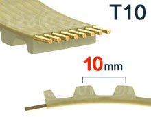 Nuestros modelos de Correa dentada T10 paso 10mm
