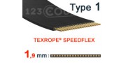 Correa plana 1.9mm - Speedflex Tipo 1