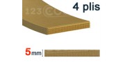 Correas planas de 4 capas y grosor de 5 mm grapables