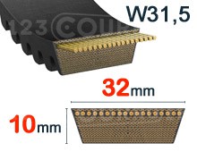 Nuestros modelos de 32mm x 10mm - W31,5