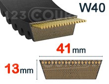 Nuestros modelos de 41mm x 13mm - W40
