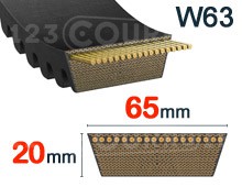 Nuestros modelos de 65mm x 20mm - W63