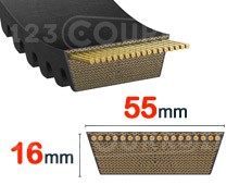 Nuestros modelos de 55mm x 16mm