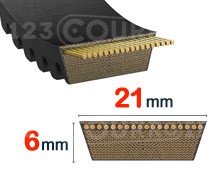 Nuestros modelos de Correa de variador 21x6