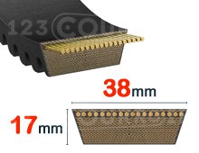 Nuestros modelos de 38mm x 17mm
