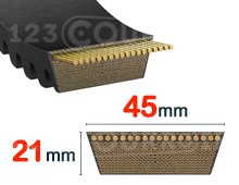 Nuestros modelos de 45mm x 21mm