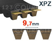Nuestros modelos de 9,7 mm x 8 mm - XPZ (con muesca)