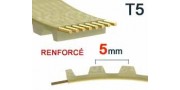 Correa dentada T5AP paso 2.5mm