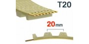 Paso de 20 mm - T20 (poliuretano)