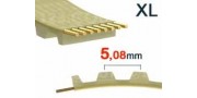 Correa dentada XL paso 5,08 mm
