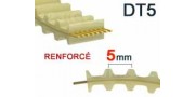 Correa dentada DT5AP de 5 mm de paso