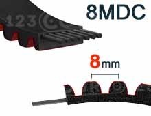 Nuestros modelos de Deltachain 8MDC - Paso de 8 mm
