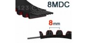Deltachain 8MDC - Paso de 8 mm