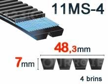 Nuestros modelos de 48,3 mm x 7 mm - 11MS-4 (poliuretano)