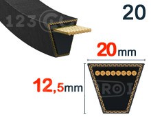 Nuestros modelos de 20mm x 12,5mm