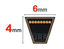 Nuestros modelos de Correa trapezoidal 6x4