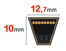 Nuestros modelos de Correa trapezoidal 12.7x10