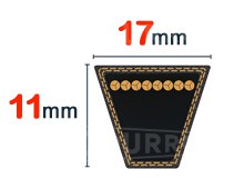 Nuestros modelos de Correa trapezoidal 17x11