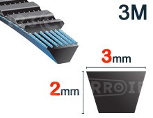 Nuestros modelos de 3mm x 2mm - 3M (Poliuretano)