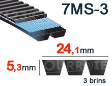 Nuestros modelos de 24,1mm x 5,3mm - 7MS-3 (Poliuretano)