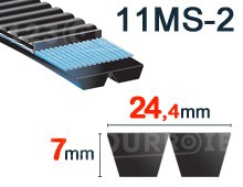 Nuestros modelos de 24,4mm x 7mm - 11MS-2 (Poliuretano)
