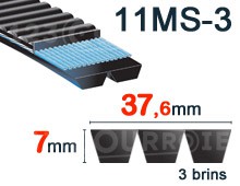 Nuestros modelos de 37,6mm x 7mm - 11MS-3 (Poliuretano)