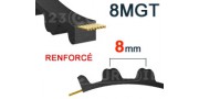 Correa dentada 8MGT paso 8mm (reforzada)
