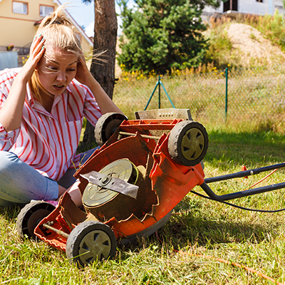 ¿Cuándo cambiar la correa de una cortadora de césped?